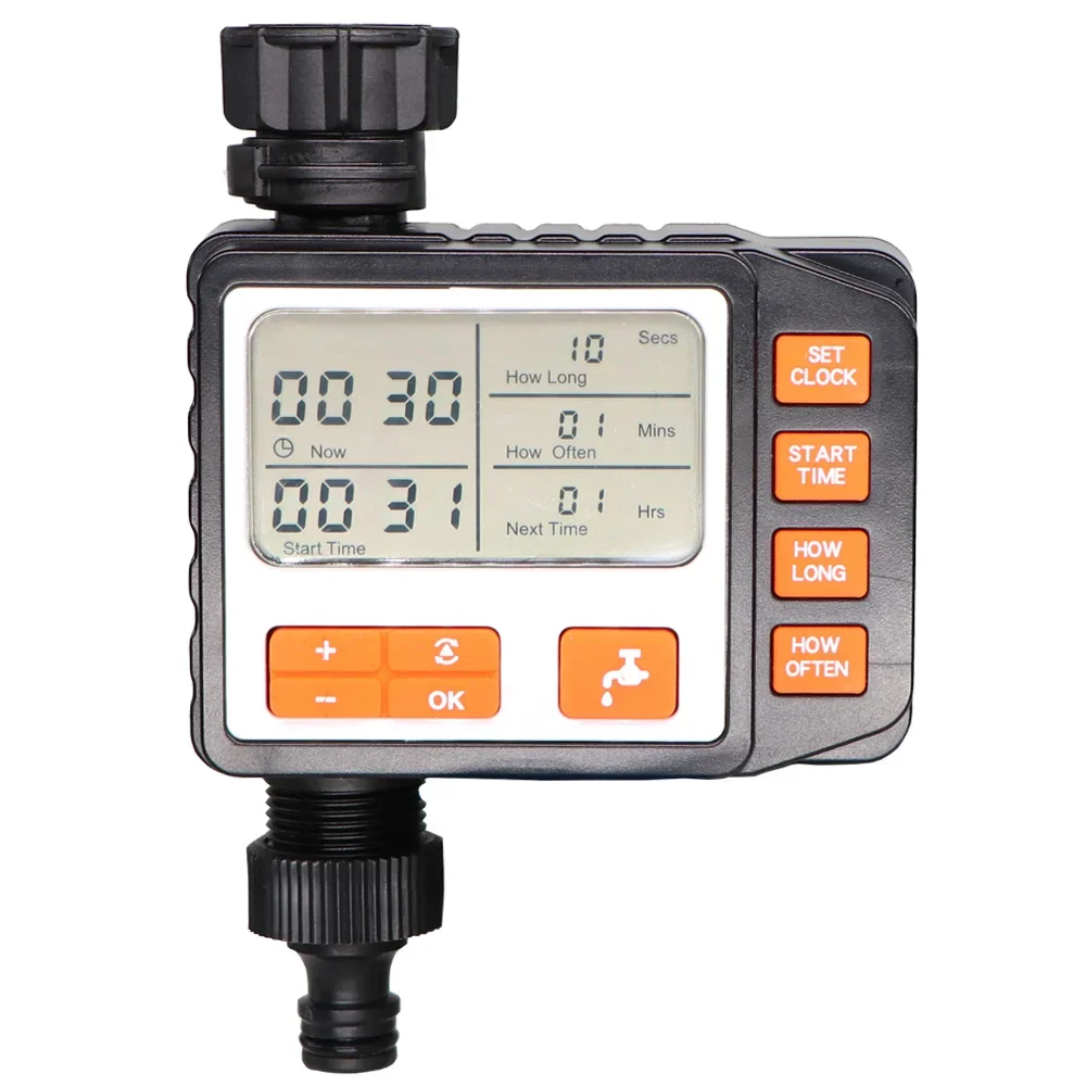 1PC Garden Electronic Water Timer High Auality Outdoor Waterproof Automatic On Off Programmable Controller Irrigation