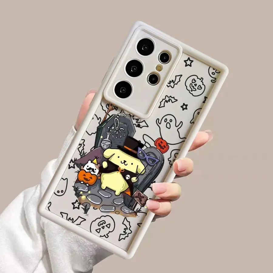 ליל כל הקדושים סנריו חמוד במקרה טלפון גלקסיה s23אולטרה s24 אולטרה s20 Fe s23 + s21 אולטרה s22 אולטרה 5g 5g shockprofunda