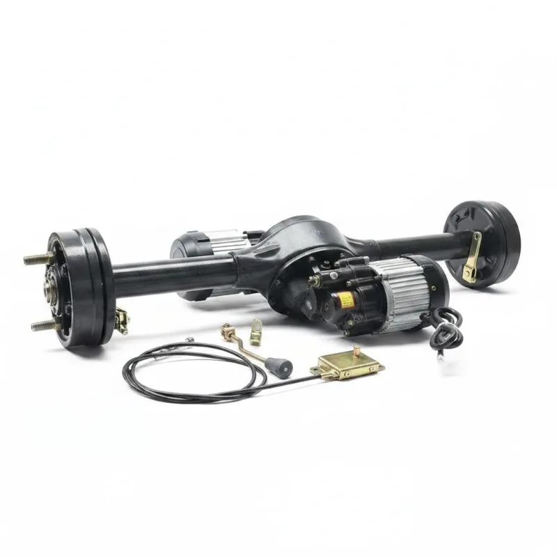 Upgrade Electric Tricycle Rear Axle Assembly Variable Gear Integrated 160 Drum Brake for Heavy-Duty Trike Max Load Capacity