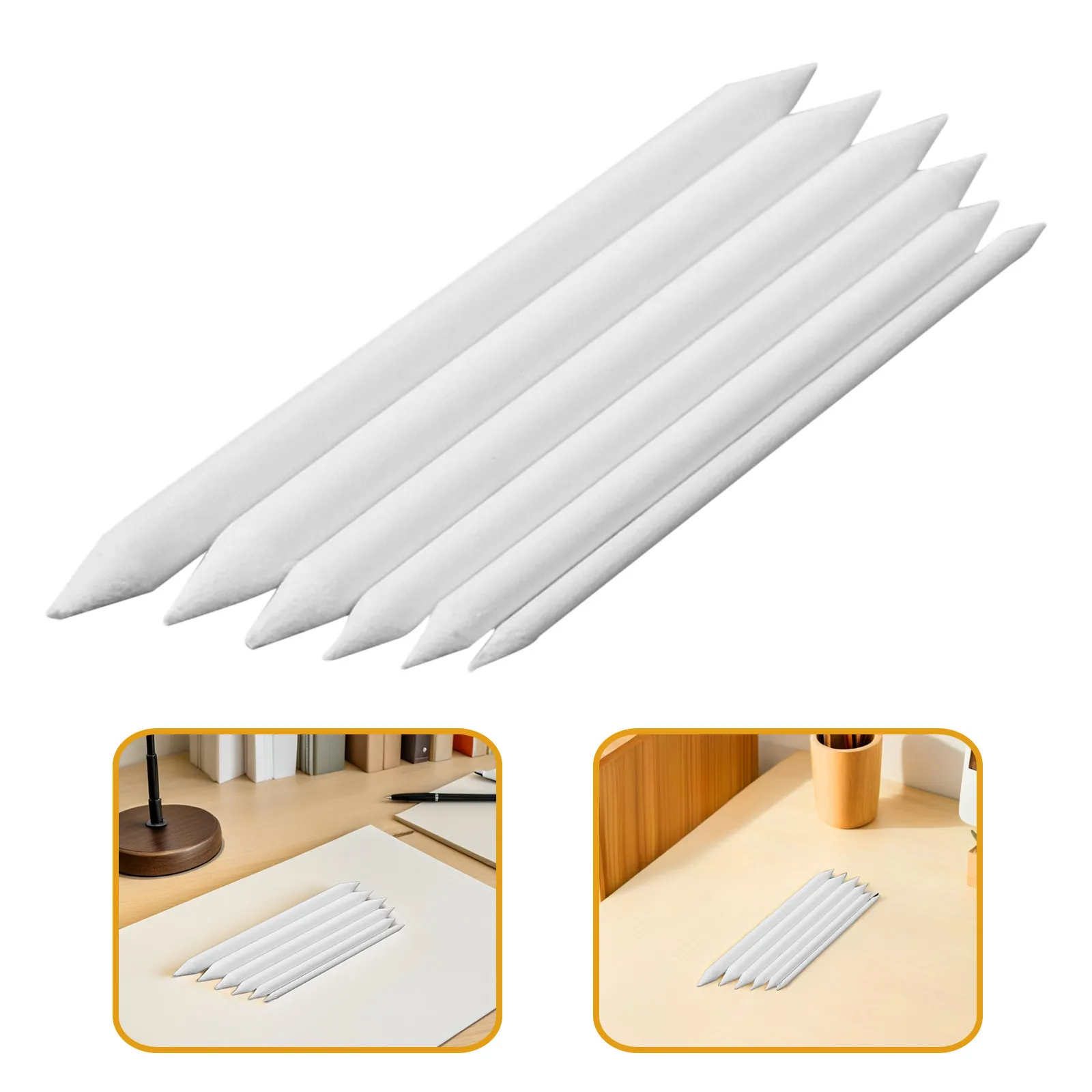 6Pcs Paper Blending Stumps Sketch Tool Artist Drawing Supply Smudge Erase Tool Student Sketch Accessories Art Blenders
