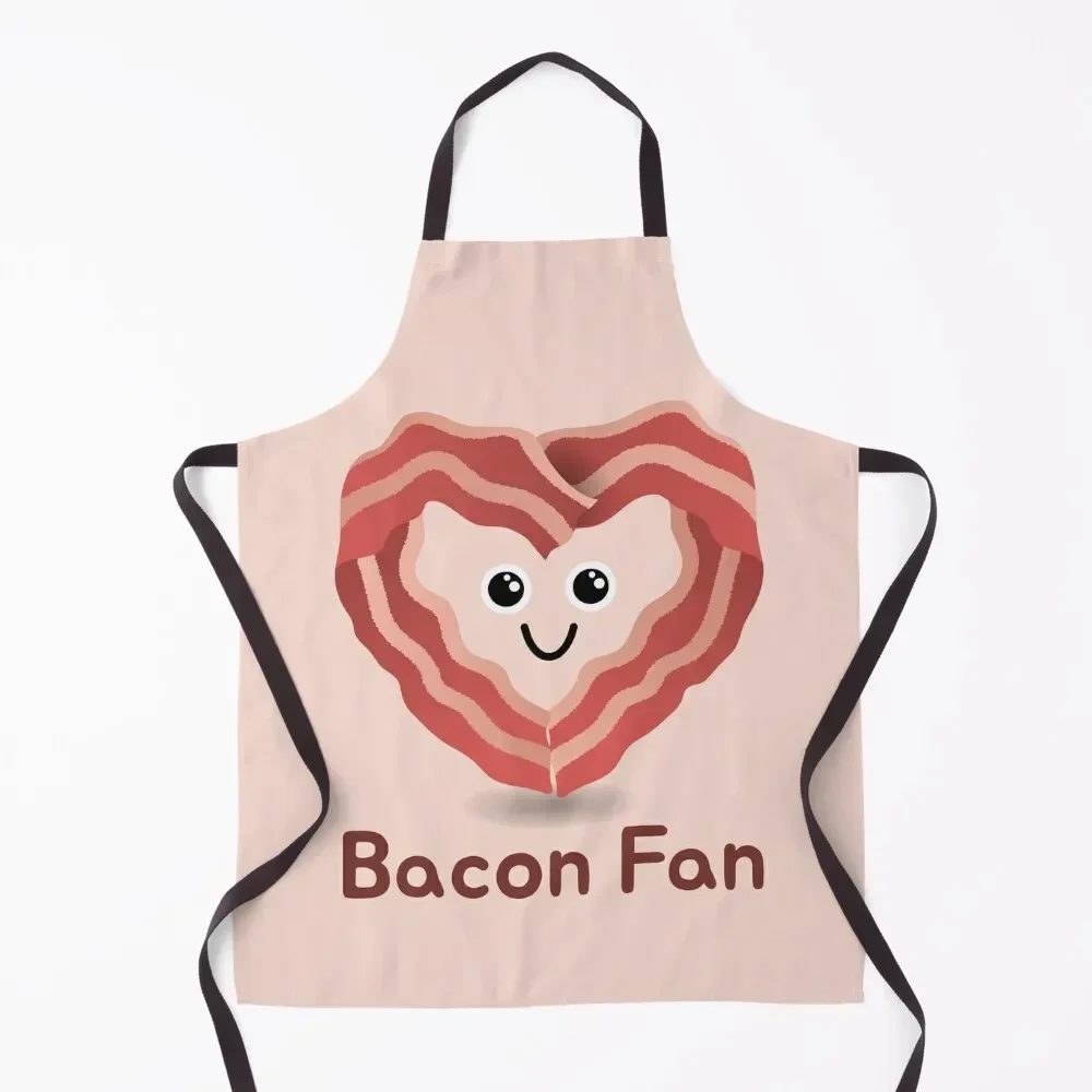 Kawaii Cute Bacon - Bacon Fan - Gift for bacon lover Apron nail tech supplies Women's Kitchen For Home Accessories Apron