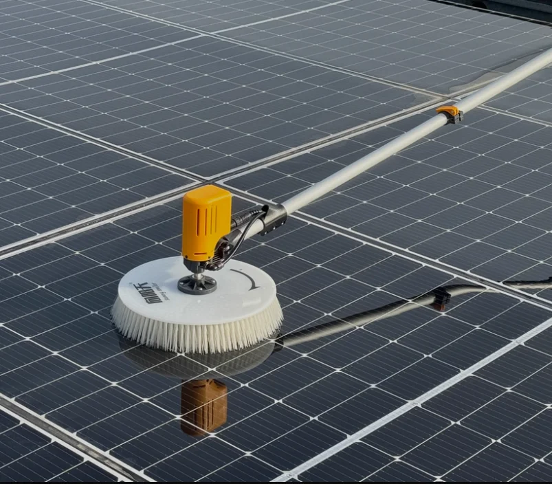 

Solar Panel Electric Brush Cleaning 5m 7M Glass Cleaning Brush,Multiple versions available, battery-powered