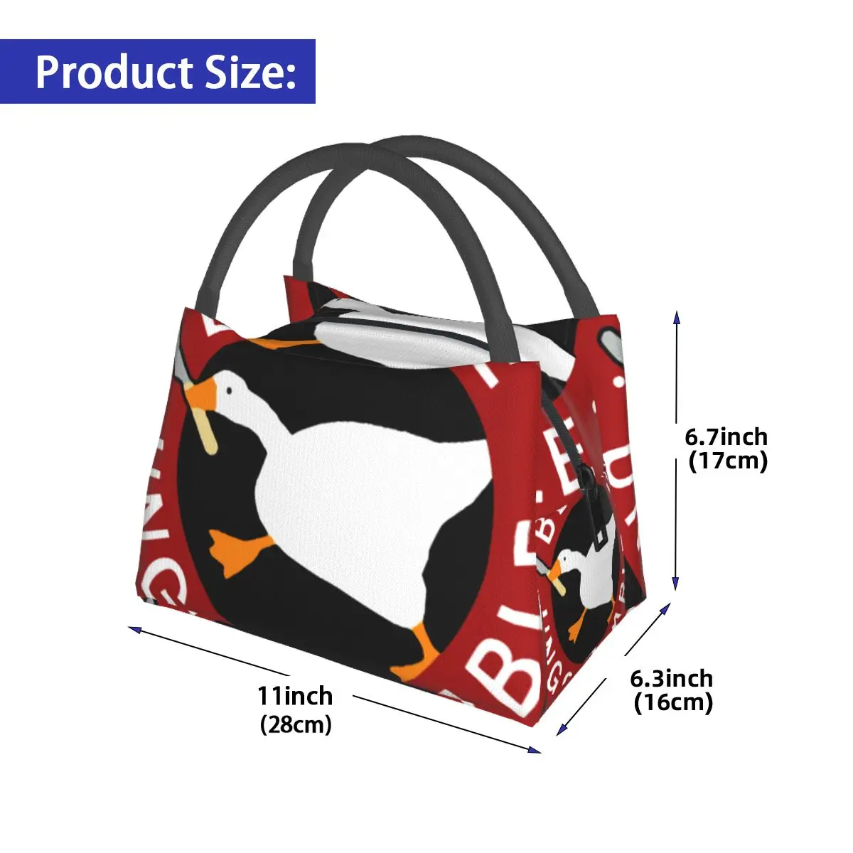 Become Ungovernable Goose Portable insulation bag for Cooler Thermal Food Office Pinic Container