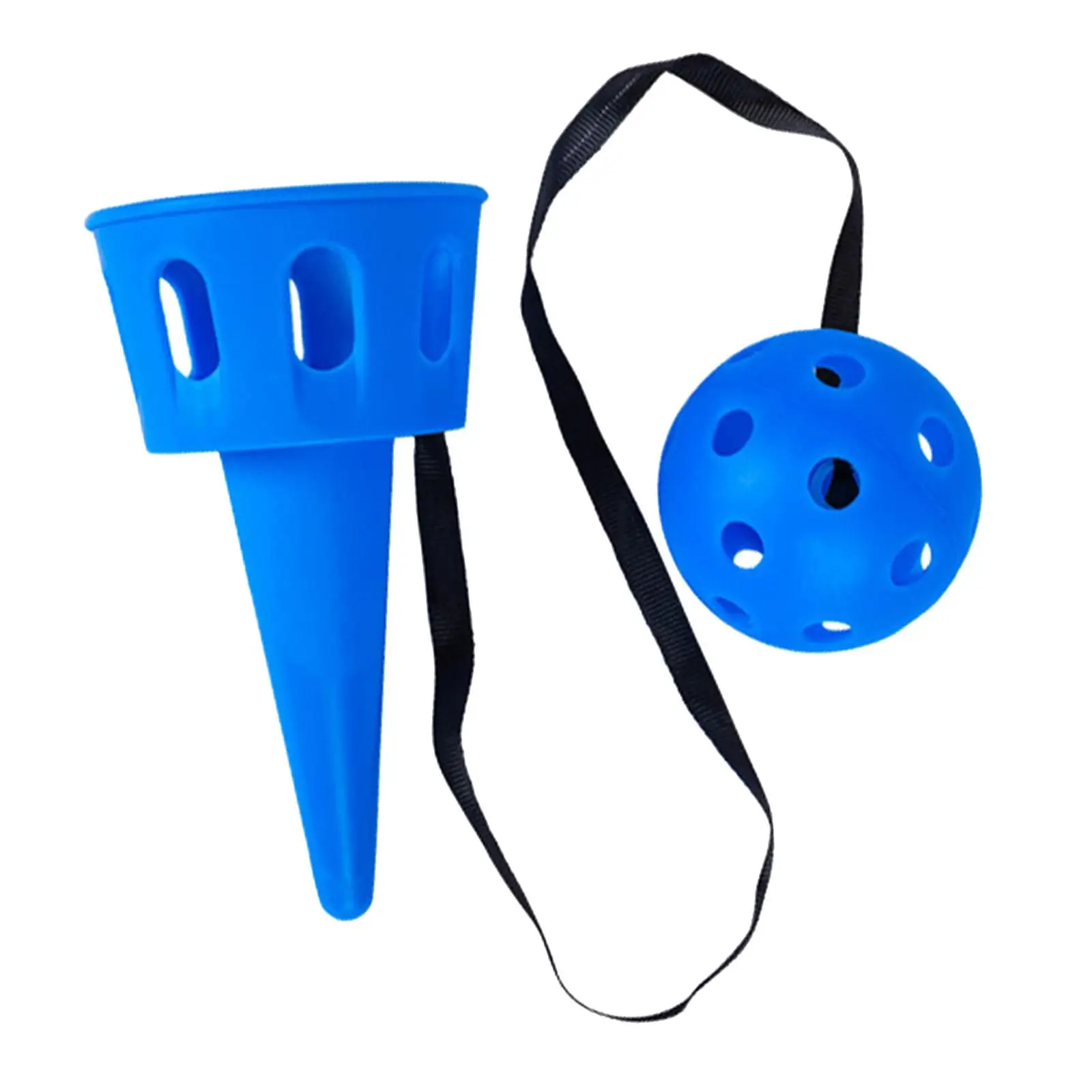 Juego de lanzar y atrapar, divertidos juguetes al aire libre, pelota de coordinación mano-ojo portátil, taza para atrapar para niños, patio trasero, parques, césped, Camping