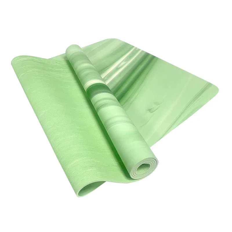 Lezyan 5mm Pu Natural Rubber Yoga Mat Double-sided Non-slip Thickened Professional Home Fitness Gym Workout Gymnastics Exercise