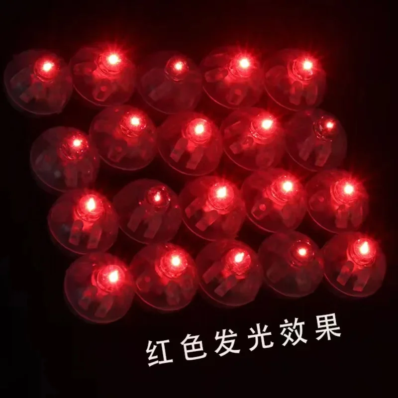 

100/150PCS Mini LED Decorative Balloon Light Seven Colors Glowing Small Sphere Festival Party Atmosphere Decoration Props