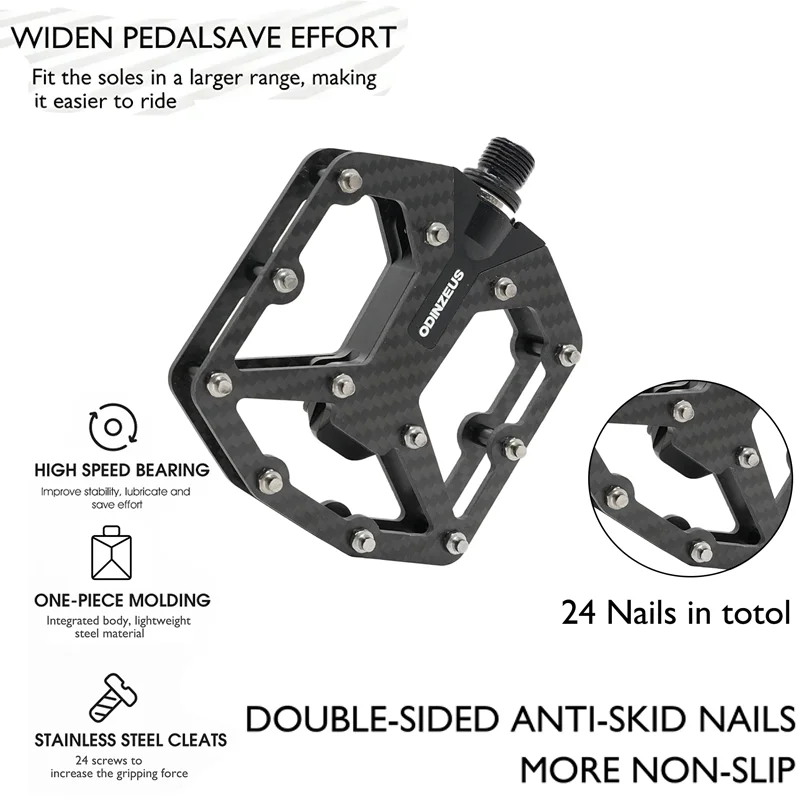 دواسة محامل من ألياف الكربون خفيفة للغاية من ألياف الكربون من ODINZEUS لـ BMX، الطرادات، دراجات الأطفال، الدراجات الجبلية، دراجات الطريق