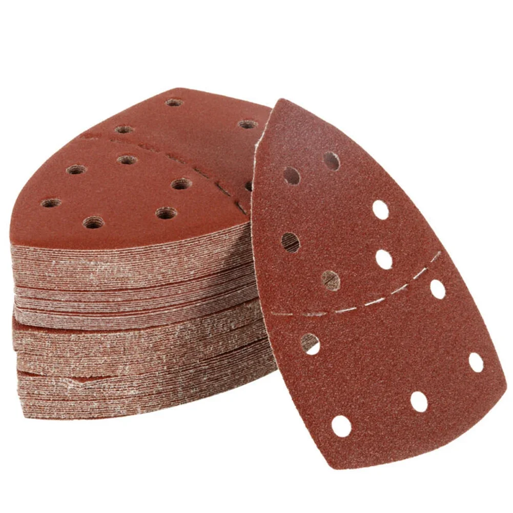 25 Pcs 105X150mm Mouse Sanding Sheets Triangle Sanding Paper Orbital Sander Detail Pads Sandpaper Abrasive Paper for Polishing