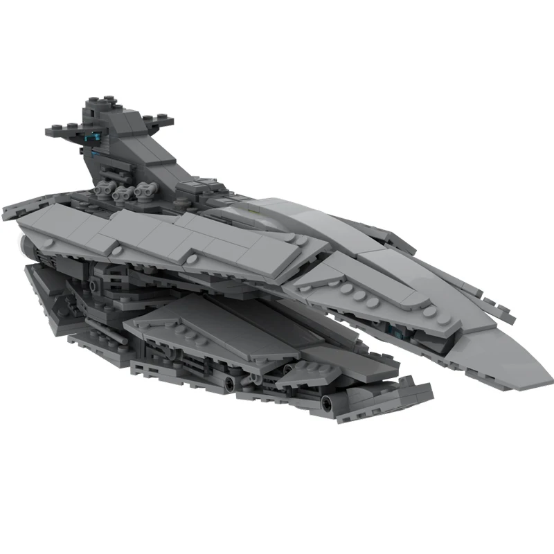 747 PCS Space War Model Leviathan Interdictor-Class Cruiser - MIDI Scale MOC Customize Modular Building DIY Holiday Toy Gifts