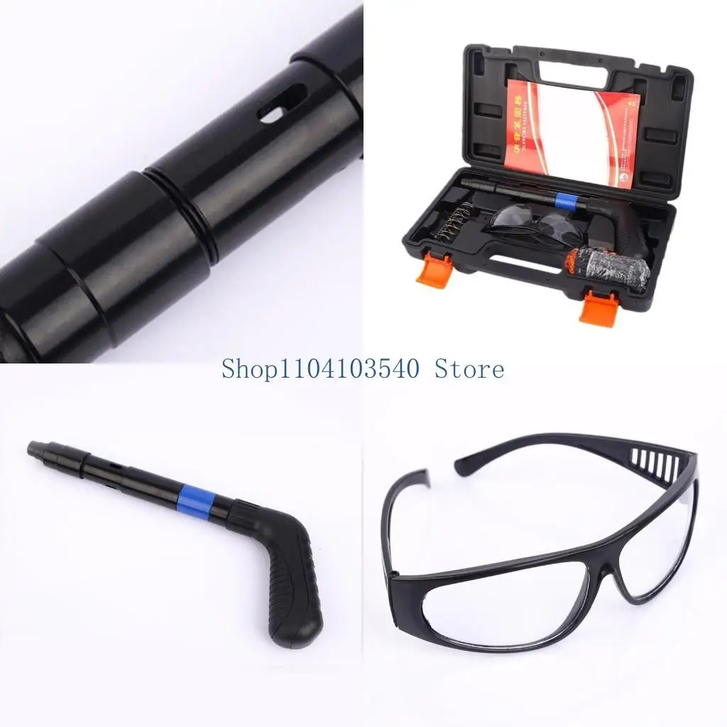 02dc mini porta portatile potente elaborazione che tira pistole per unghie in cemento rivet in acciaio