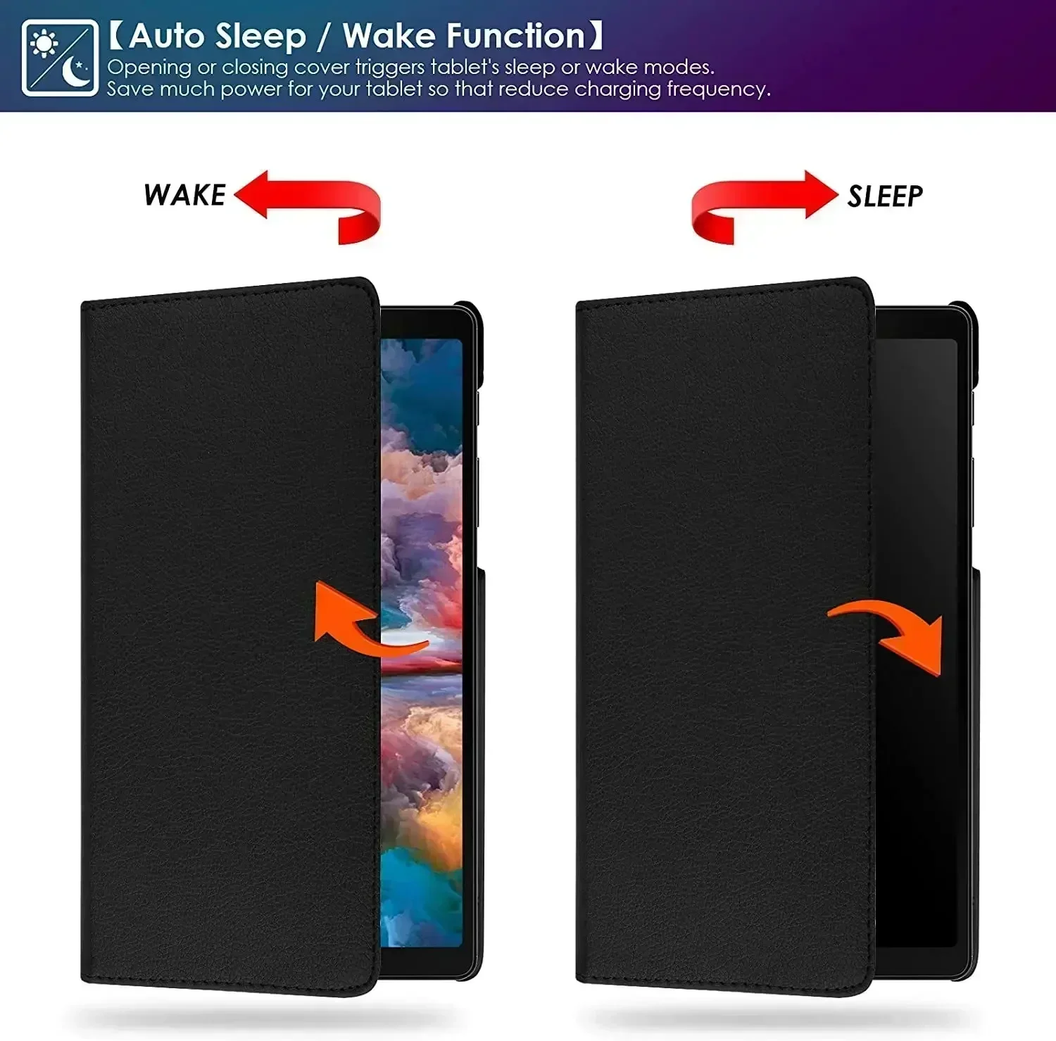 360 Rotating Case for Samsung Galaxy Tab A8 10.5 SM-X200 Tablet Galaxy Tab S9 S7 S8 11 A7 Lite 8.7 A7 S6 Lite 10.4 A9 Plus Cover