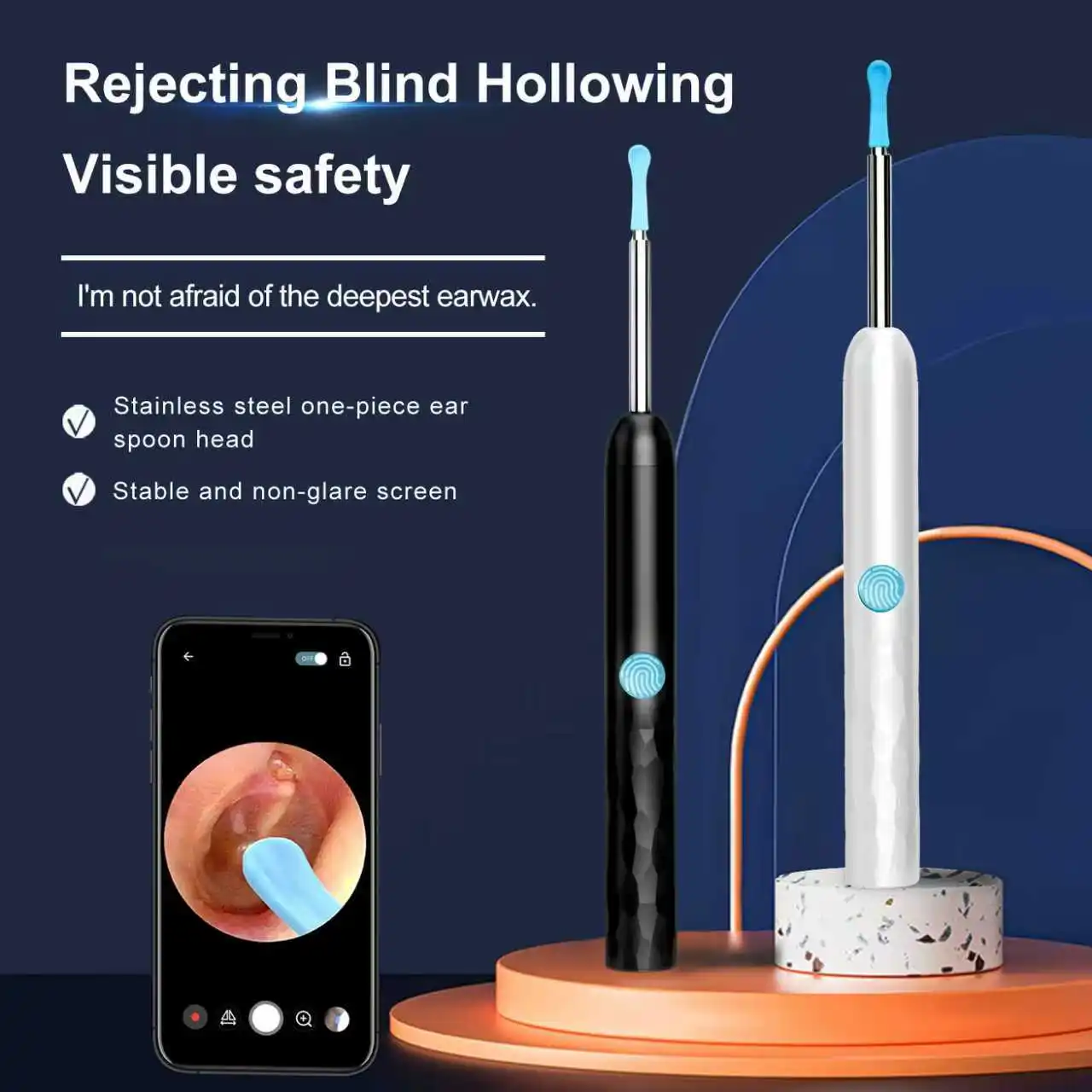 

High-definition visual ear pick, a perfect ear-cleaning tool for home use, is a professional and luminous ear-picking tool