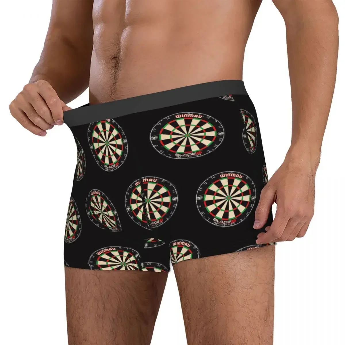 Boxer Underpants Shorts Winmau Blade 5 Dartboard Panties Male Comfortable Underwear for Homme Man Boyfriend Gift