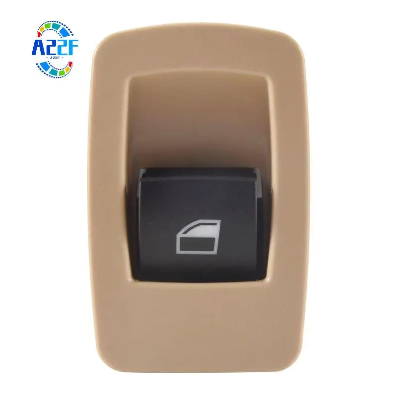 A22F-Car Beige Passenger Side Front/Rear Window Lifter Button Switch For -BMW E90,E91,323I,325I,328I 61316945876