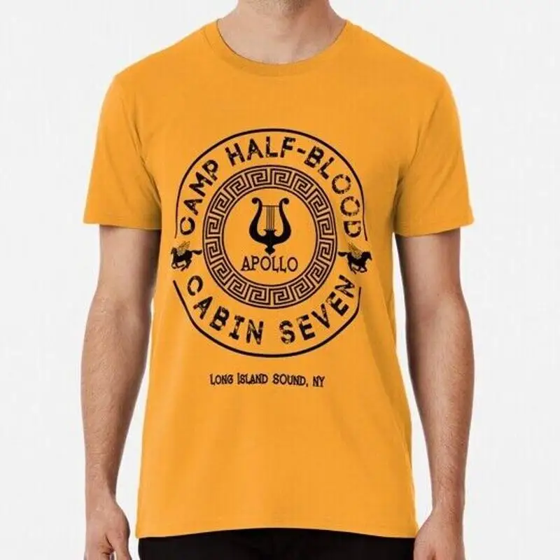 

Футболка Percy Jackson Camp Half Blood Cabin Seven Apollo от S до 5XL, сделано в США