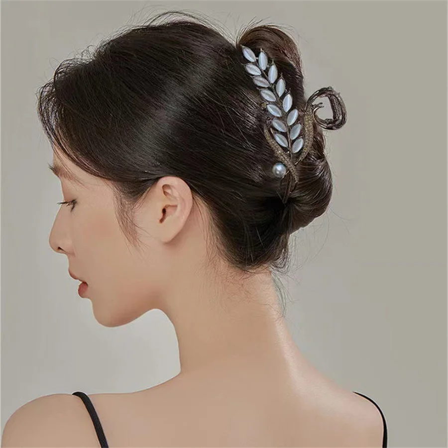 2023 New Crystal Opal Hair Clasp Hairpin for Women's Fashion, Personality, Elegant Hairpin, and Advanced Hairpin Accessories