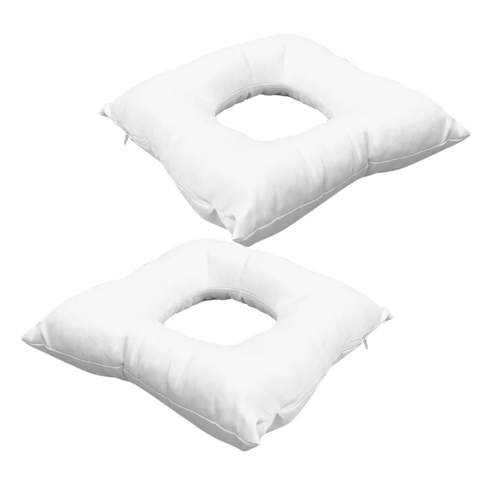 

2Pcs Soft Face Down Pillow Massage Cushion for Beauty Salon Spa Home Bed Headrest Comfortable Breathable Support