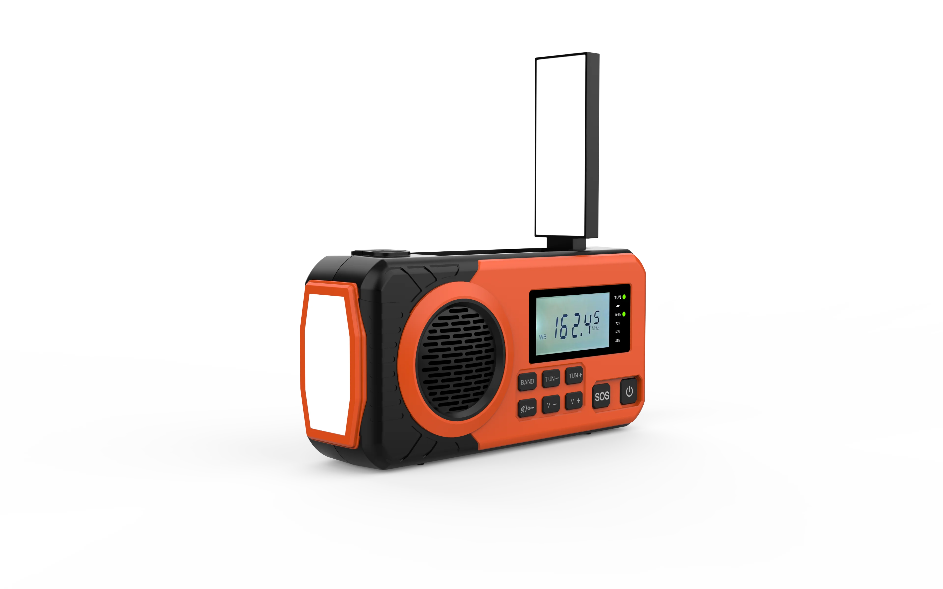 Solar Hand Crank Emergency Weather Radio,SW/AM/FM Portable Radio with 3 LED Flashlight 4000mAh Power Bank Cellphone Charger