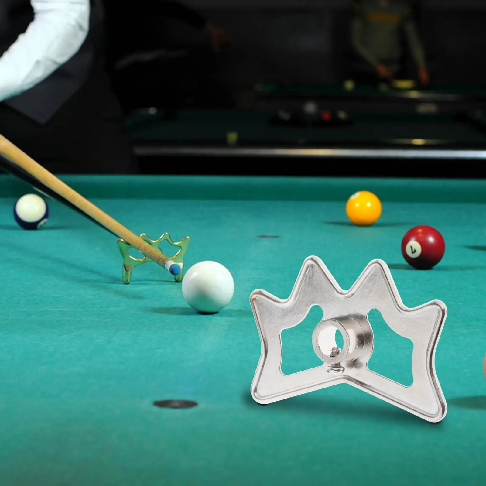

Durable Billiard Bridge Head Replacement, Rod Holder, Billiards Rod Frame, Competition Pool Table Snooker Pool Cue Rod Rack
