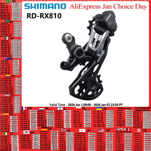 Shimano GRX RX RD RX812 RX810 RX815 RX817 2x11s bicicleta de carretera desviador trasero sombra + embrague Compatible con RX800 R8000 R7000