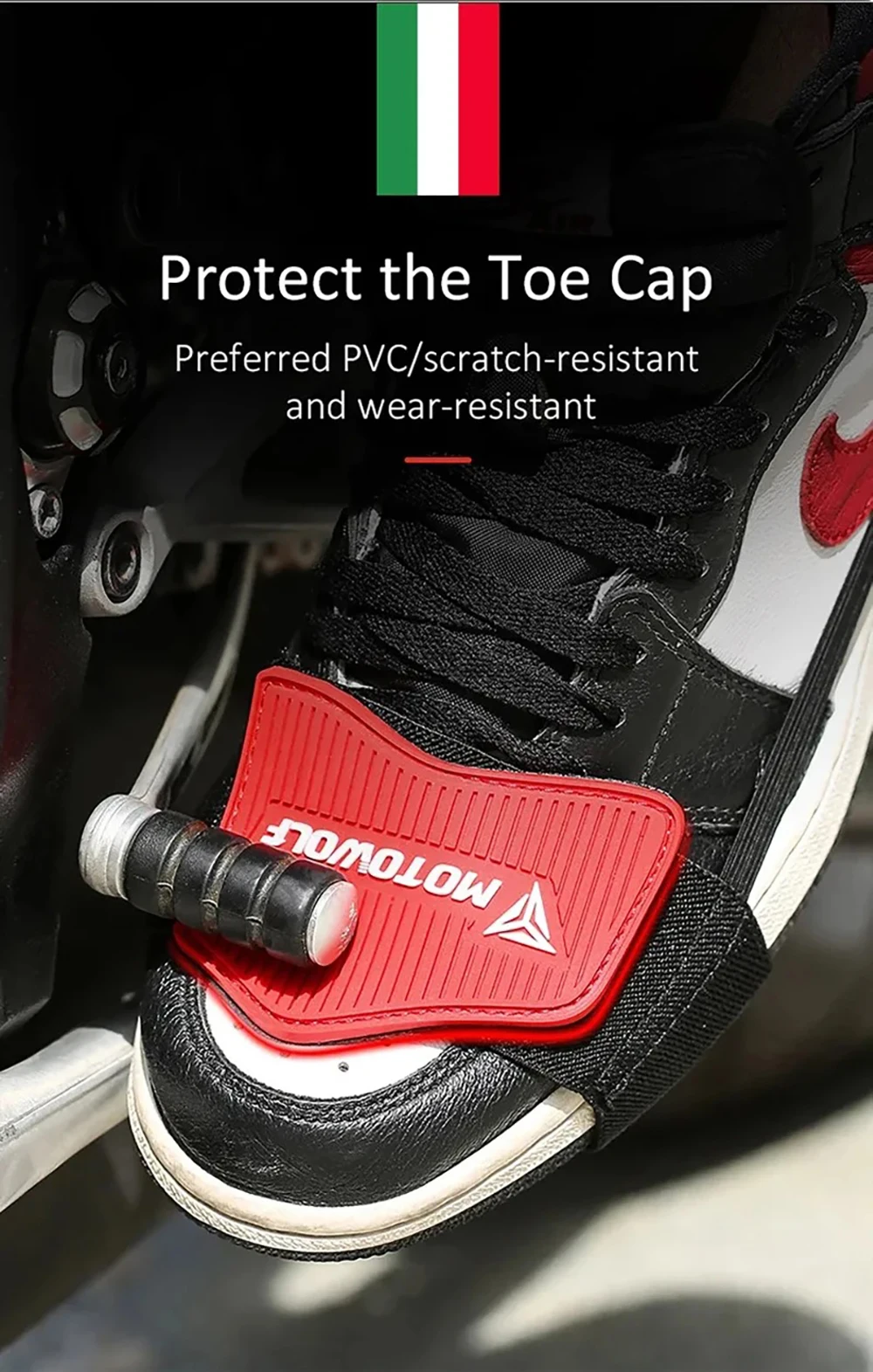 Verstellbarer Motorrad-Schalthebel-Schutz, Rutschfester Getriebeschuhschutz, Moto-Stiefel-Schalterschutz Zubehör – Detail 3