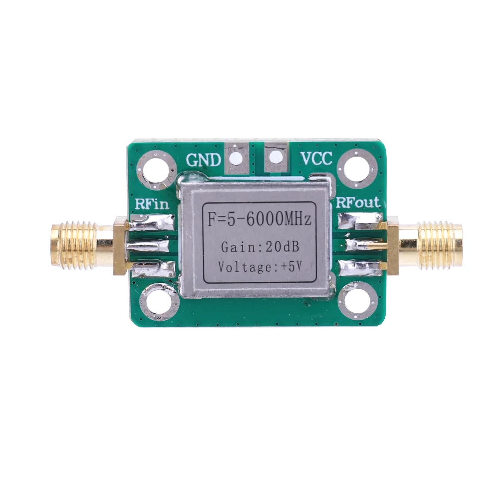 5-6000 MHz RF Versterker Module Gain 20dB Breedband RF Breedband Versterker VFH UHF SHF Versterker LNA Board met Afscherming Shell