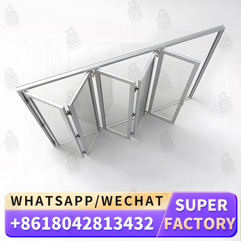

Customizable Multi function Windows Foldable Door for Office Spaces in the US Ideal for Modern Workplaces Windows Foldable Door