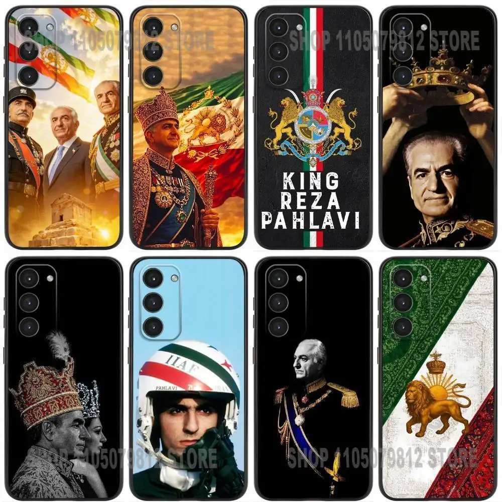 King Mohammad Reza Shah Pahlavi I-Iran Phone Case For Samsung Galaxy A20,21s,22,31,32,52,53,72,73,80,Liquid Silicone Black Cover
