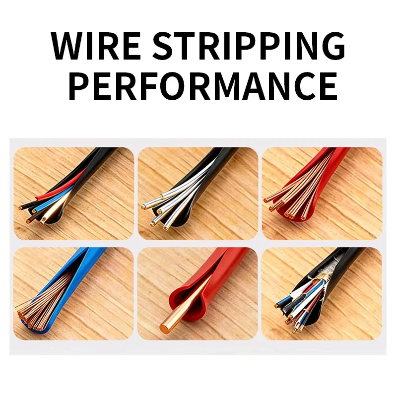 1.5–30m㎡ Electric Wire Stripper; Tool for Stripping Scrap Cables, Wires, and Copper-Clad Wires; Strips Both Flexible