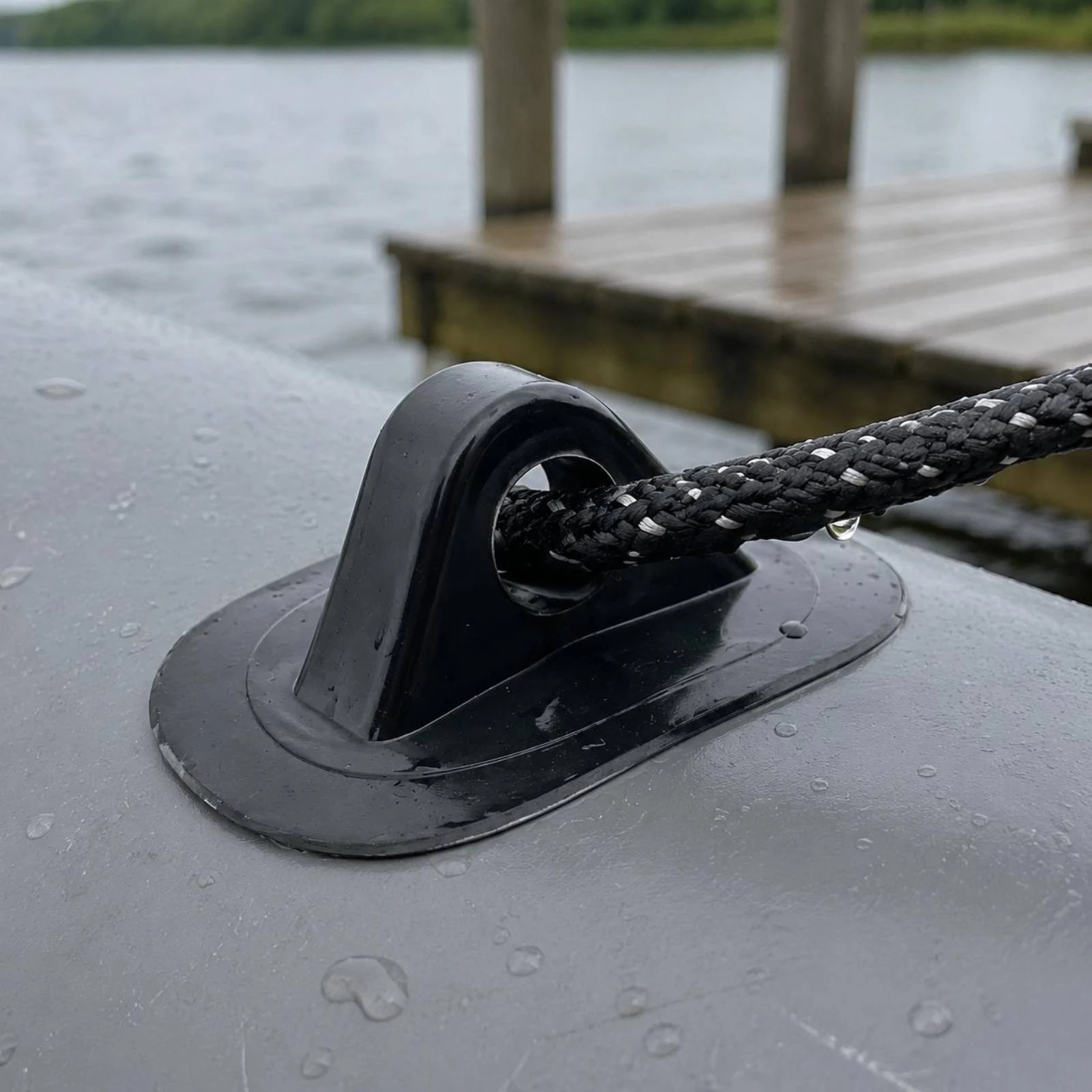 2 Pieces Inflatable Boat Rope Buckle Easy to Install Low-Profile Rope Buckle