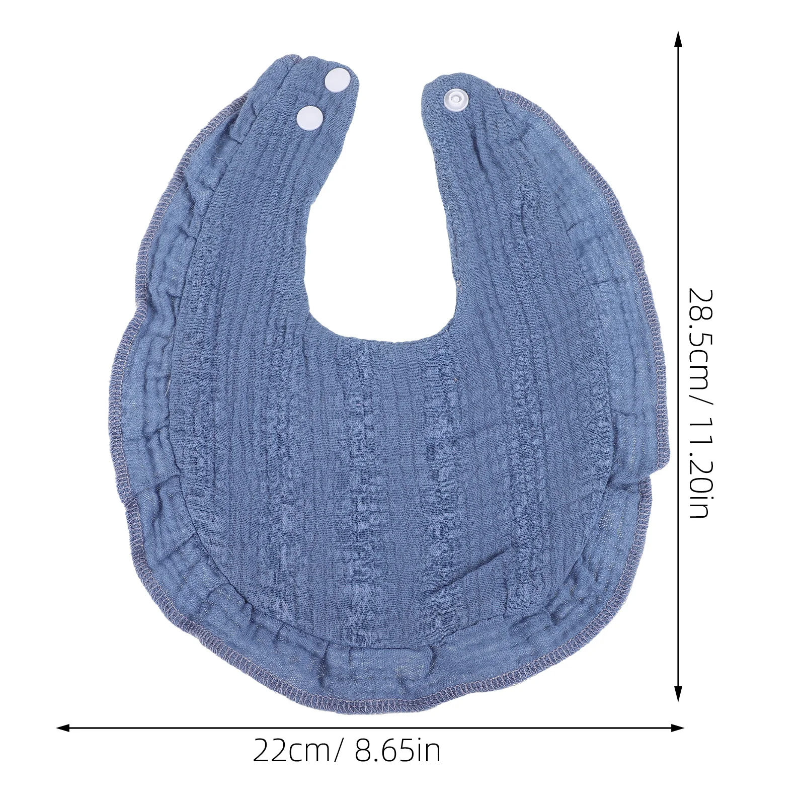 4 قطعة المرايل القطنية الشاش حافة لعابه الماسك باندانا للطفل فتاة صبي 100% القطن الخالص لينة قابل للغسل الصلبة الأبيض الدانتيل تقليم