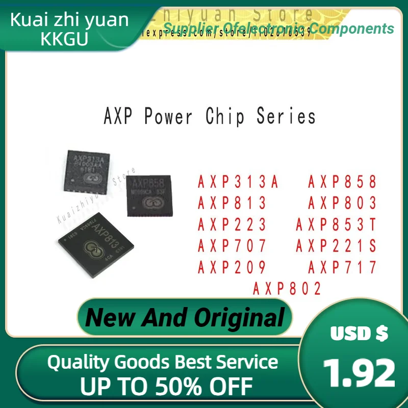 Gestión de Energía profesional (PMIC), AXP313A, AXP858, AXP717, AXP209, AXP221S, AXP707, AXP853T, AXP223, AXP803, AXP813 (Allwinner)