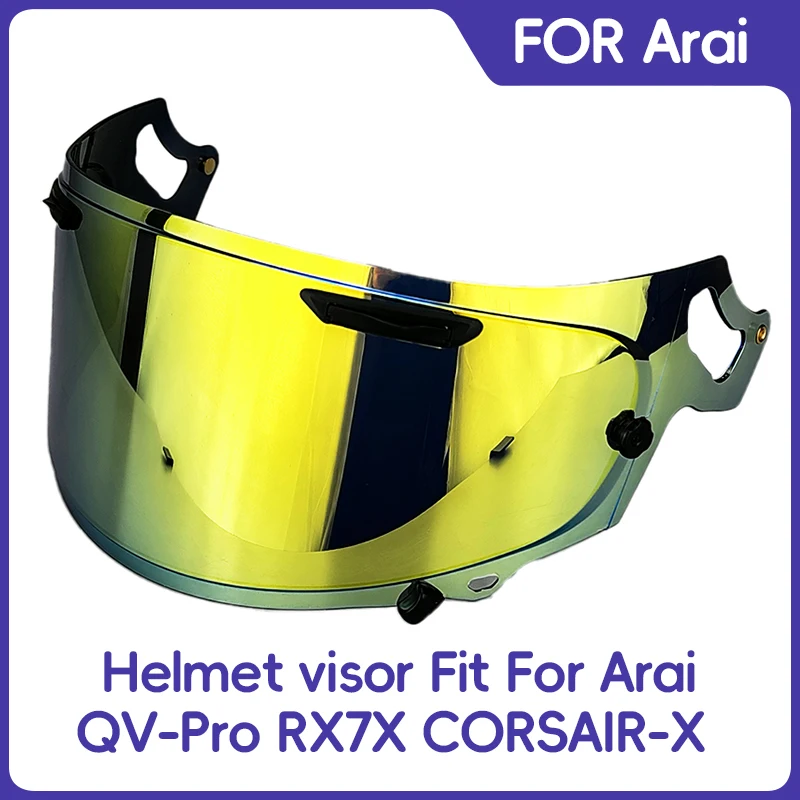 

Fit for Arai Original QV-Pro RX7X CORSAIR-X RX-7V RX7V NEO XD VAS-V VECTOR-X Vector X Defiant-X Multicolour Silver Shield