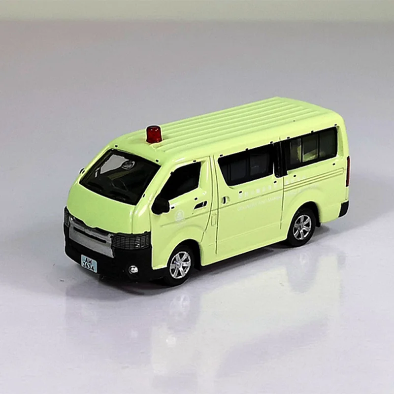 

1:64 масштаб сплава Hiace Hong Kong AFCD автомобиль литой под давлением миниатюрный игрушечный автомобиль моделирование классическая модель сувенир коллекционные предметы дисплей
