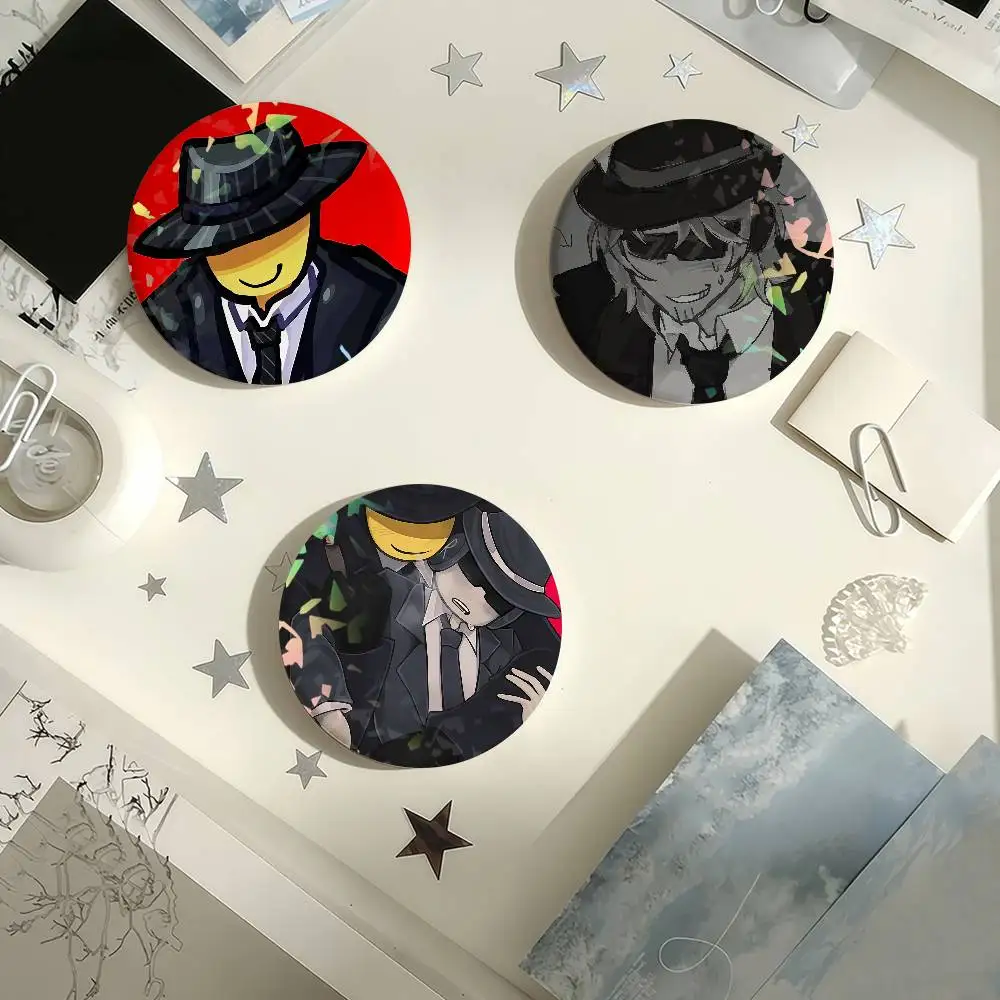Juego F-ForsakenS Mafioso Chance insignia láser pines creativos broche para bolsa ropa sombrero decoración regalos Fans coleccionar
