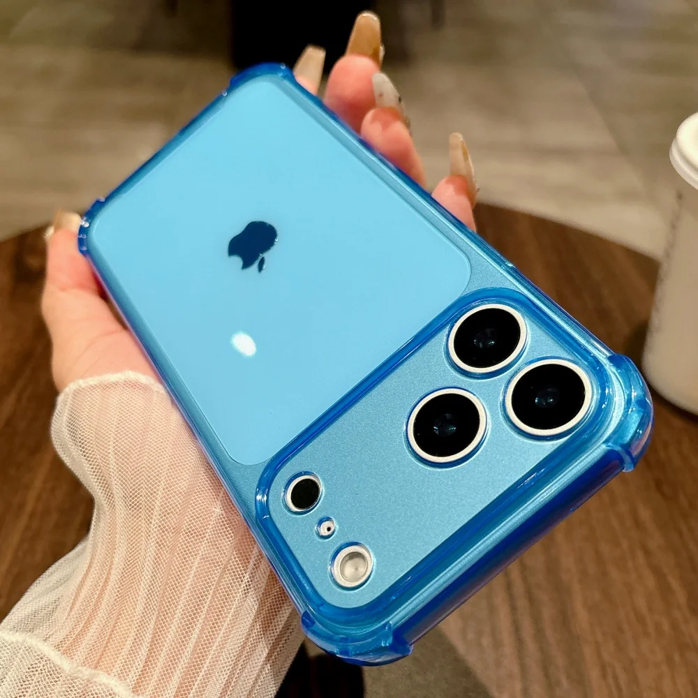 Stoßfeste Neon-Soft-TPU-Klarhülle für iPhone 17 Pro Max 16 15 14 13 12 11 XR XS X 7 8 Plus mit Kameraschutz aus Silikon – Detail 9