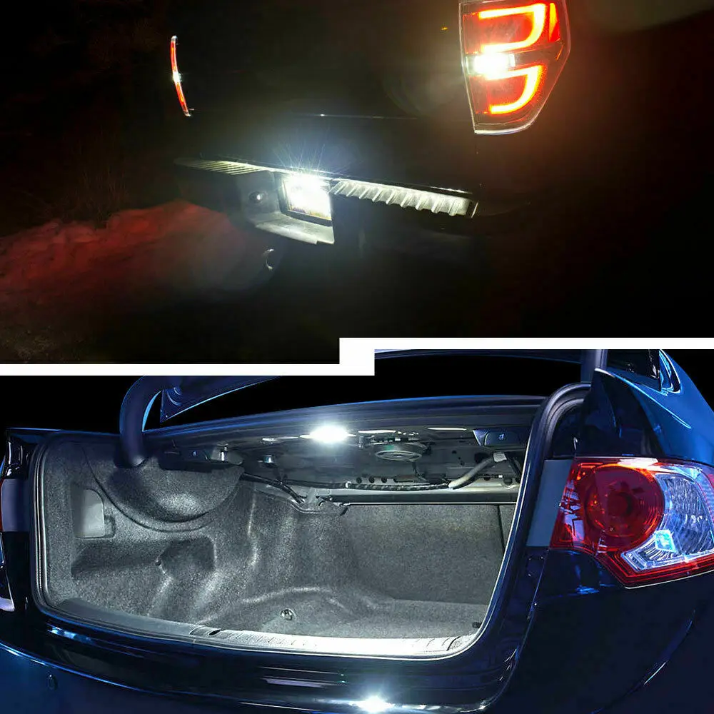 

20 шт. светодиодная лампа для салона автомобиля Canbus без ошибок T10 Белый 5730 8SMD LED 12 В Автомобильный боковой клиновой светильник Белая лампа Автомобильный стиль