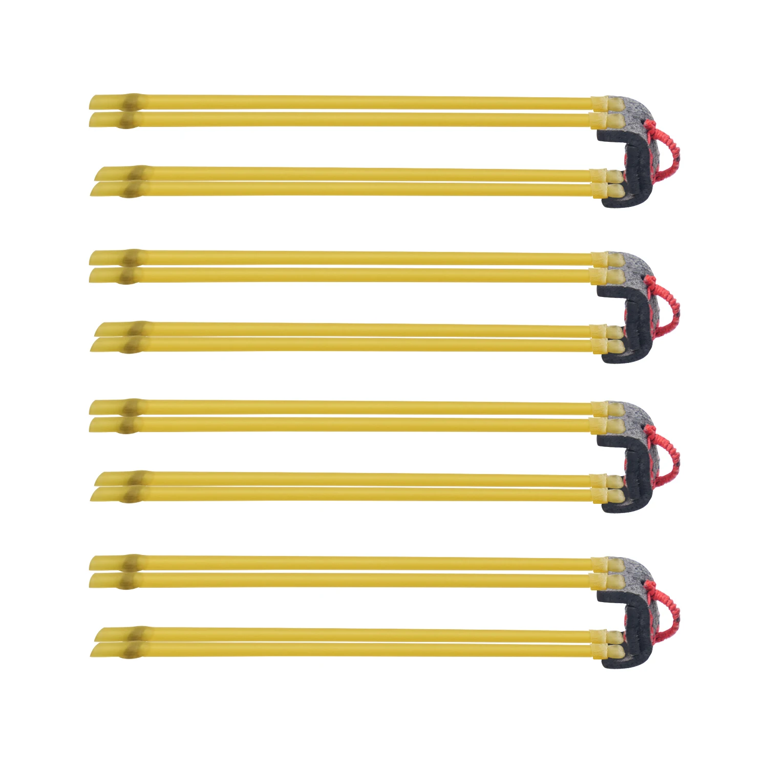2/4/6 Stück Magnetische Gummibänder, G5 Wiederholbare Schleuderzubehörteile, Outdoor-Jagd Tubulare Gummibänder