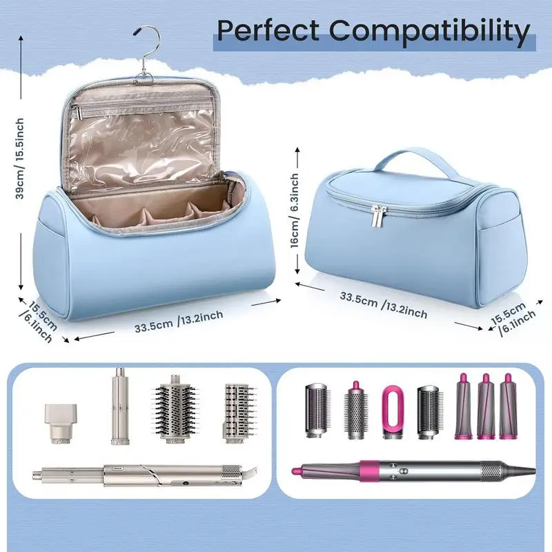 Hair Tool Bag Water Resistant Storage Bag Hair Tools Portable Organizer Bag Water Resistant Storage Bag Fashion Travel Bag