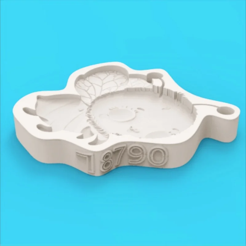 Happy Little Bee Shape Mold Flying Bee Shape Chocolate Fondant Making Silicone Mold view 6