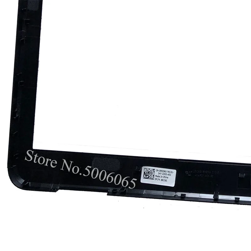 Nova capa para laptop dell, dell 1450 / 1440 14 polegadas, bisel frontal lcd 0rcc6c