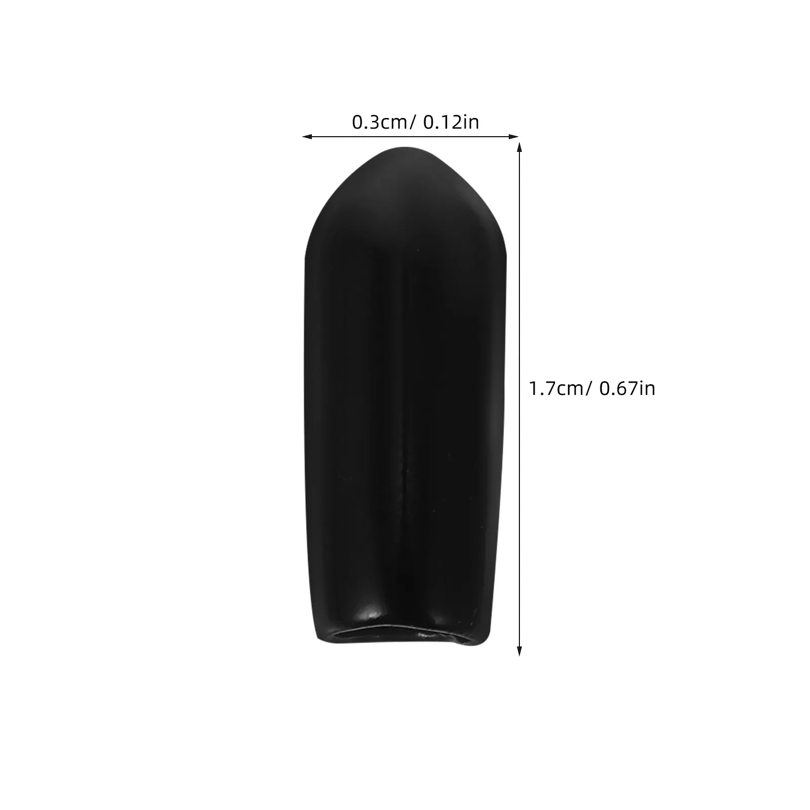 100Pcs Headband Ending Protectors Durable Rubber Caps DIY Hair Accessories Headband Rubber Ends Replacement Hair Band Caps