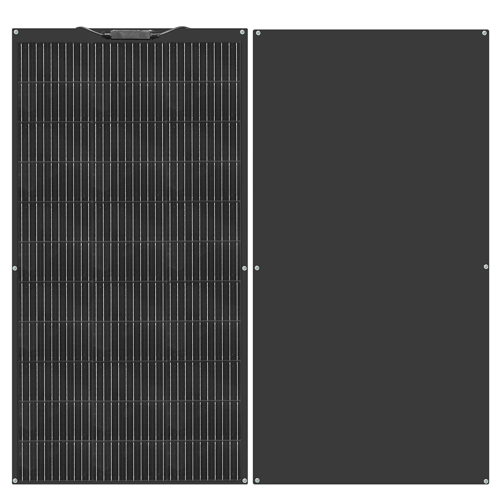 120W Flexible Solar Panel 18V OR Glass Solar Battery Charger Monocrystalline Cell Power Generator for 12V Battery RV camping Car