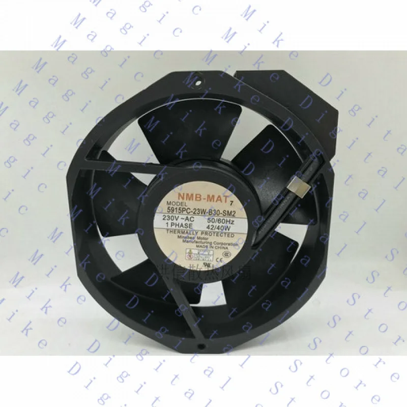 

H 1 PCS FOR NMB Fan 5915PC-23W-B30-SM2 AC230V 42/40W 17238 17CM Plastic fan blade