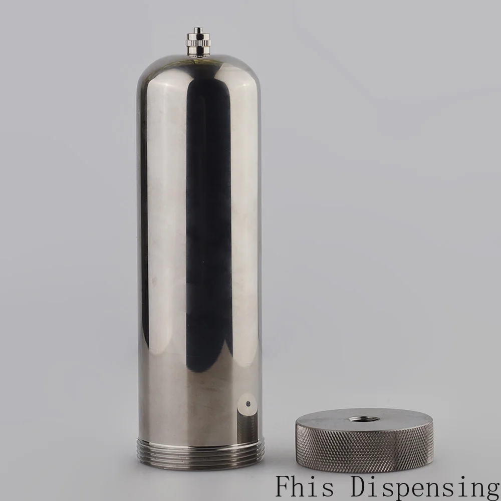 300cc All Stainless Steel Dispensing Syringe Rubber Cylinder Heating Dispensing Syringe