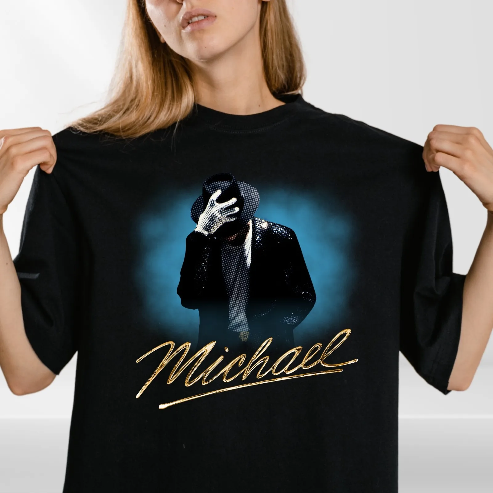Michael Jackson T Shirt Moonwalk King Pop Dance Graphic Unisex Tee