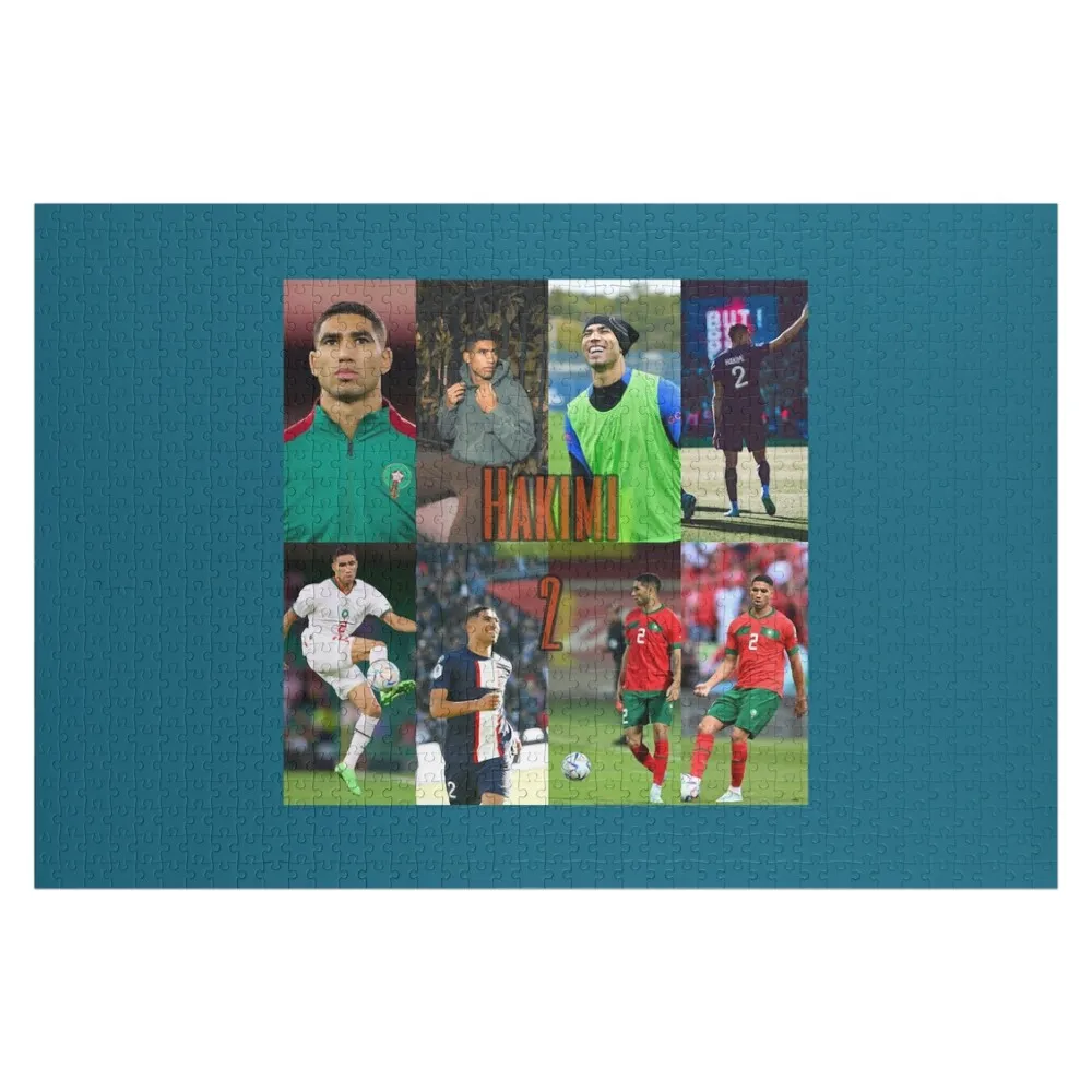 Puzzle Achraf Hakimi Puzzle per bambini con opere d'arte Iq