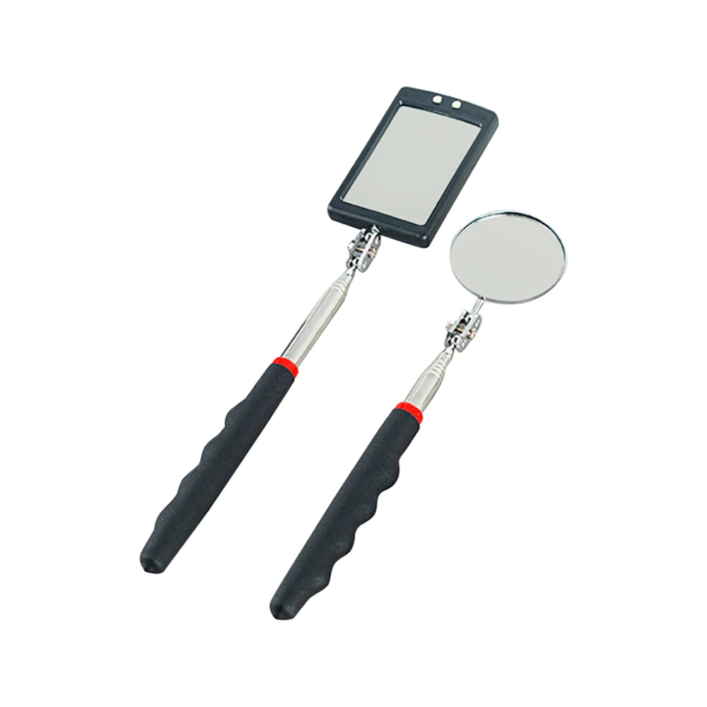 

Car 360 Swivel Telescoping LED Light Flexible Inspection Mirror for Extra View Square Car Inspection Repair Tool Detection lens