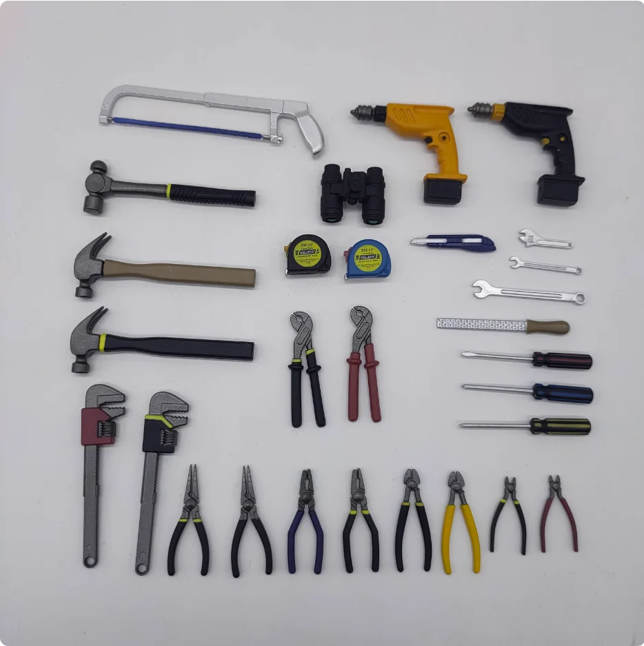 1/6 Soldier Tool Scene Accessories Hammer Saw Screwdriver Knife Model Toy Fit 12'' Action Figure Body In Stock