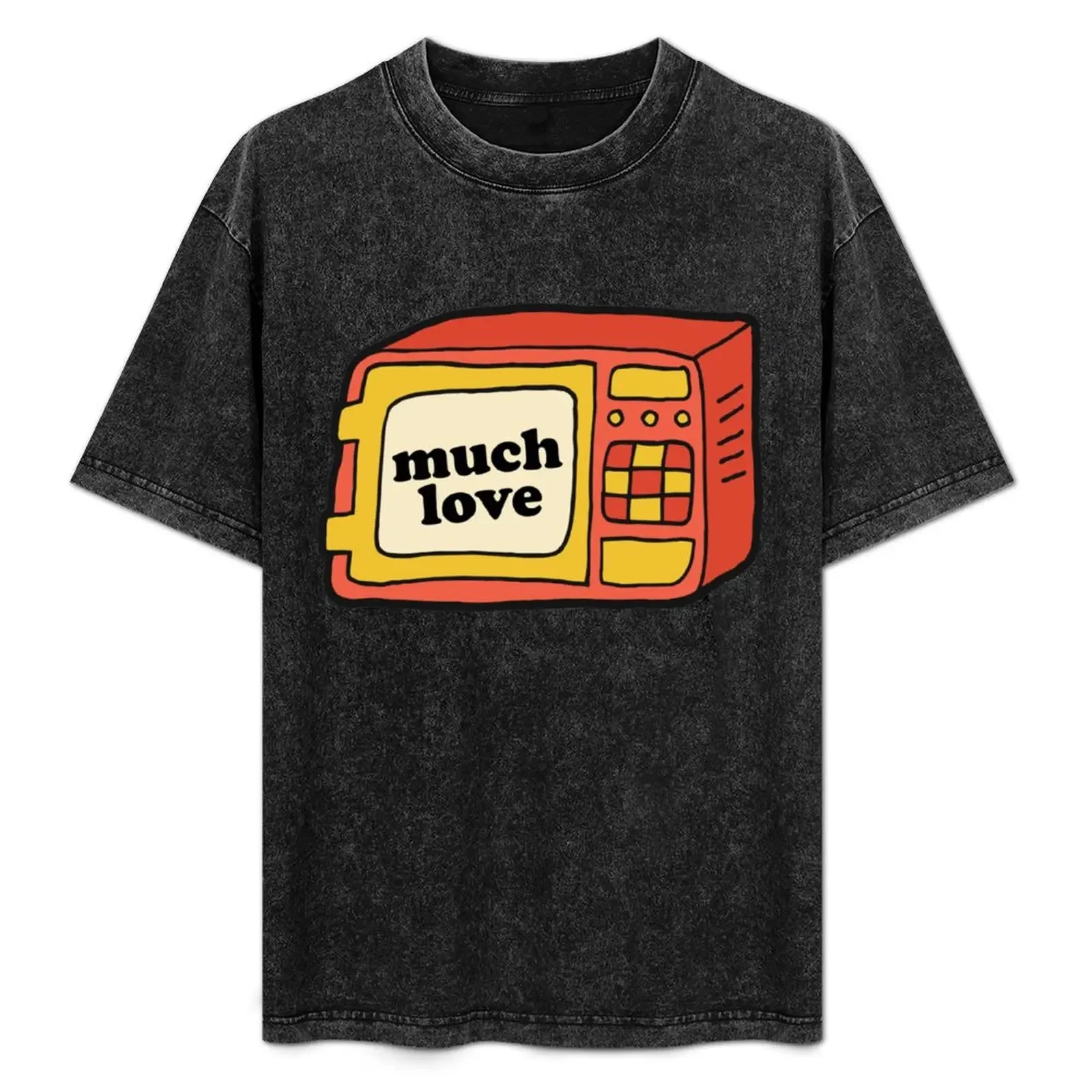 

Much Love - Microwave T-Shirt blacks plus sizes custom t shirt oversized t shirts for men